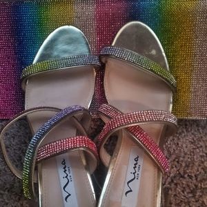 Woman  hand bag and shoes